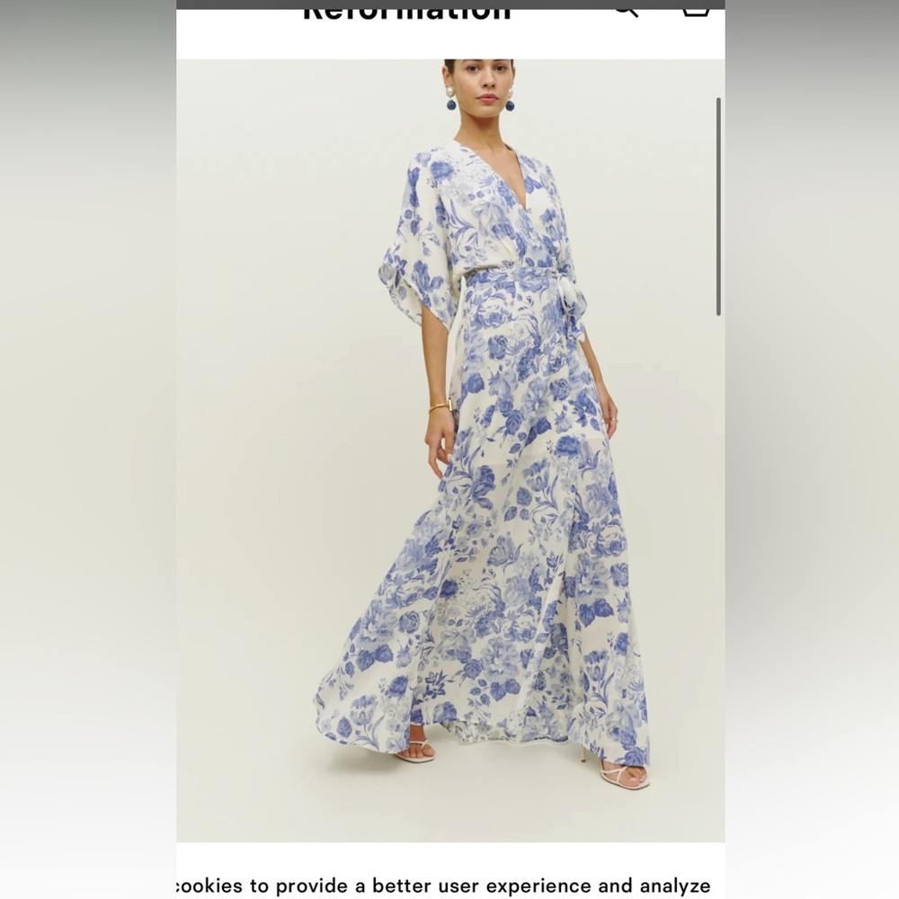 Reformation Winslow dress in Lucerne print